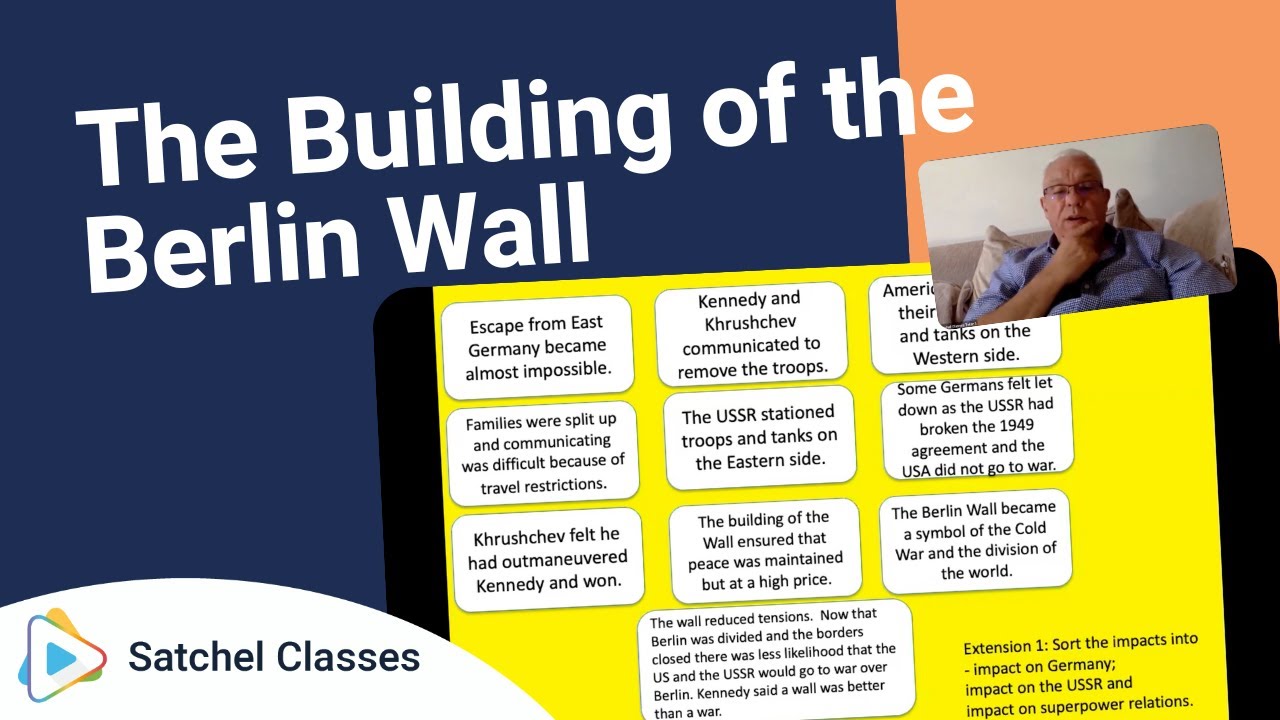 The Building of the Berlin Wall | History | Satchel Classes - YouTube