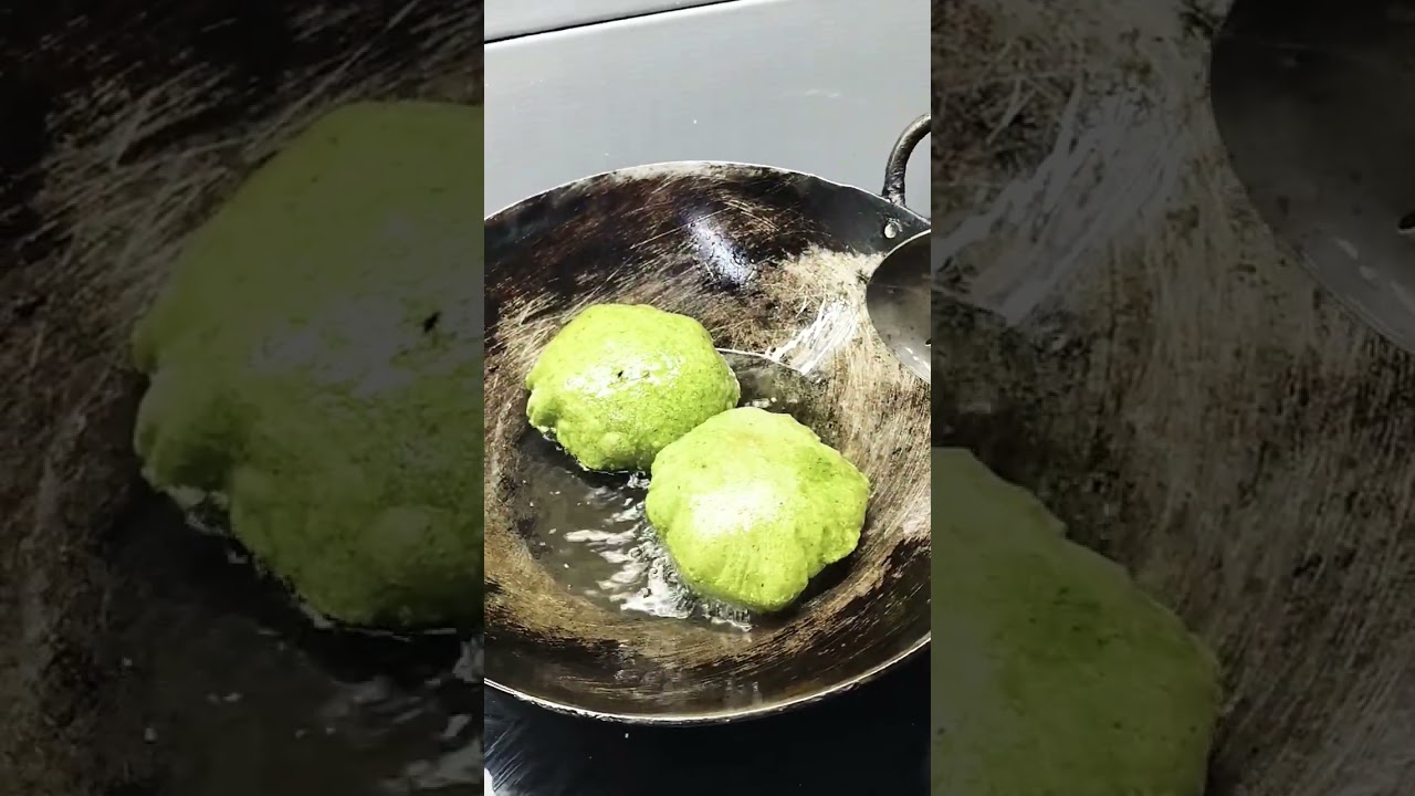 palak puri 😋 #food #comedy #funny #deepjyoti kitchen and beauty