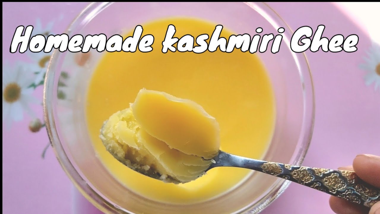 Kashmiri Ghee Gaev Homemade Ghee How to make Desi ghee YouTube