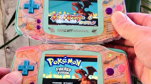 Color Changing Pearlescent Gameboy Advance Shells Mod - Gameboy Custom IPS V2 Backlit Screen