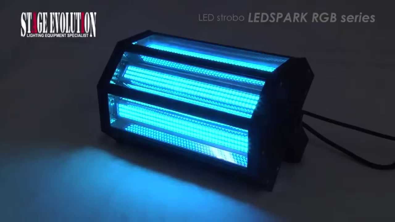 STAGE EVOLUTION カラーストロボ LEDSPARK RGBシリーズ - YouTube