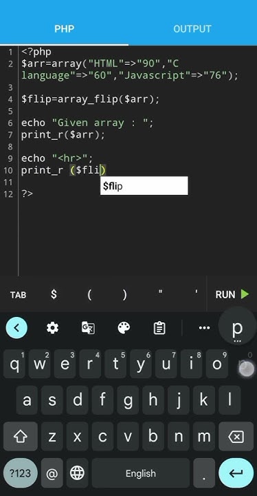How to use array_flip inbuilt function of Array in PHP 👍 #array_flip# ...