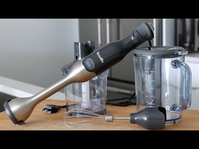 Breville BSB510XL Control Grip Immersion Blender, Stainless Steel: Electric  Hand Blenders: Home & Kitchen 