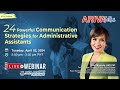 24 Powerful Communication Strategies for Administrative Assistants