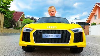 Thomas Rides On New Toy for Kids - Audi R8 Spyder