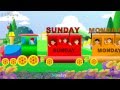 Days of the Week | learn 7 days of week | kids preschool teaching