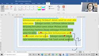 CADANGAN JAWAPAN NOVEL (SOALAN 4 a) PERCUBAAN KELANTAN)