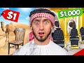 I Survived $1 Haircut VS $1,000 Haircut In Dubai!