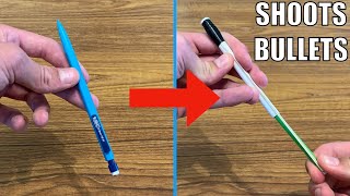 How To Turn A Mechanical Pencil Into An AIRSOFT GUN! screenshot 2