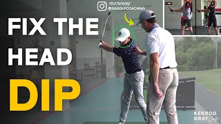 Stop the Head Dropping in the Backswing