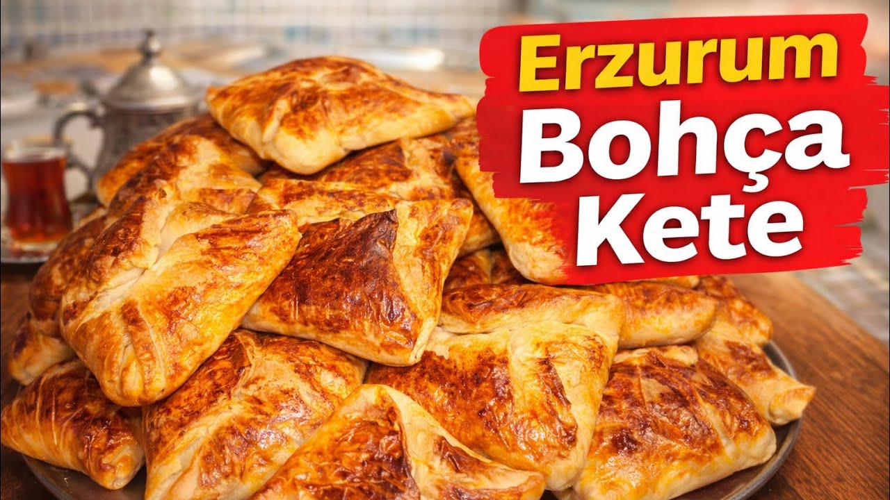 ERZURUM BOHÇA KETE TARİFİ | DIŞI ÇITIR ÇITIR İÇİ YAPRAK YAPRAK
