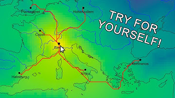 Creating an Interactive Empire Simulation Based on Travel Speed