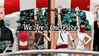 we are - one piece [legendado | tradução] [pt - br]