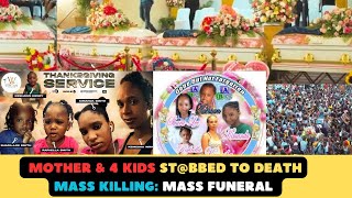 MASS KILLING: Mother & 4 Kids Killed | MASS FUNERAL | Kemisha Wright & Kids #truecrime