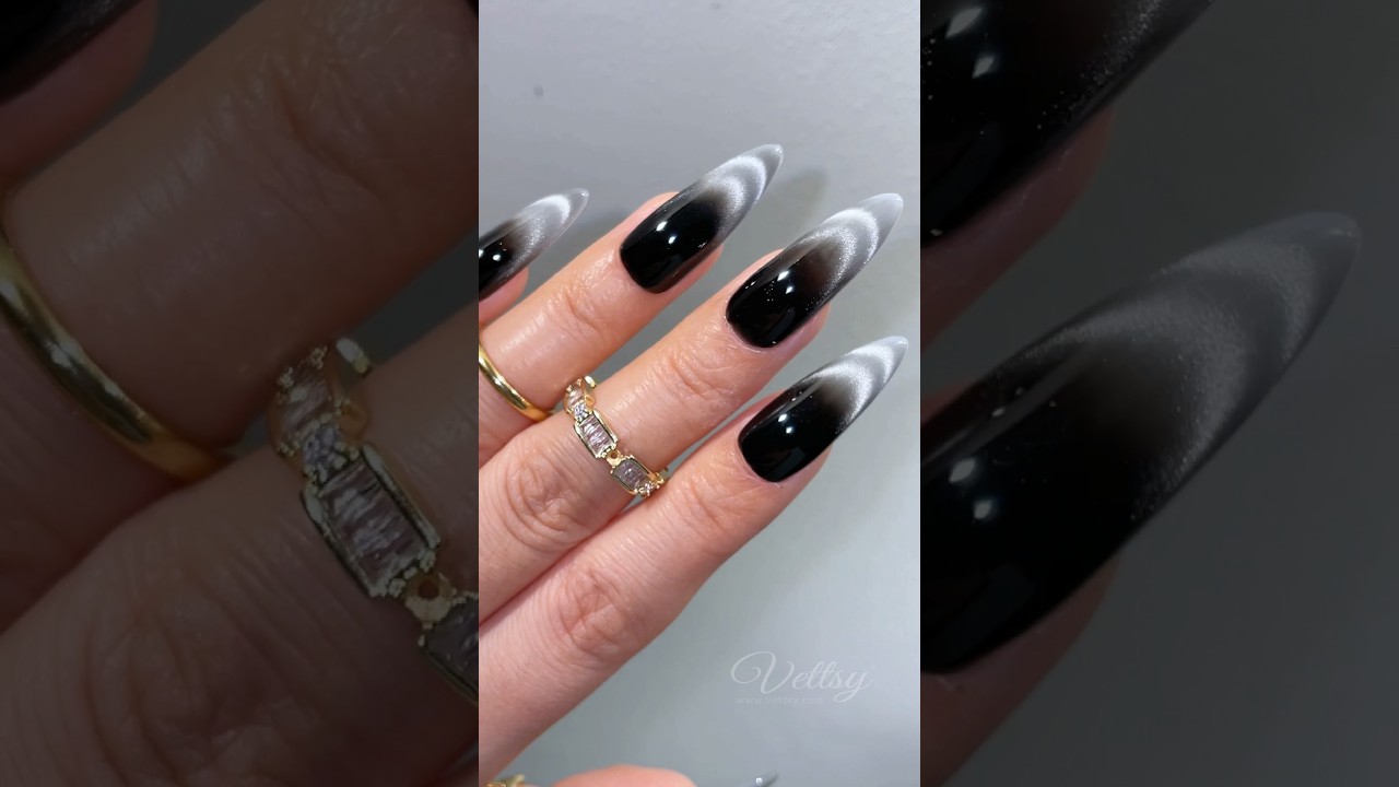 How To Do French Cat Eye Nail Design With Vettsy New Cat Eye Gel