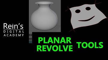 21. Planar, Revolve tool in Surfaces. Maya modeling Tutorial for beginners in English.