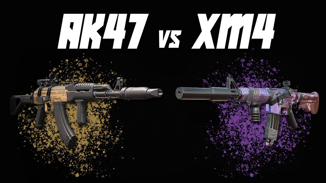 AK47 VS XM4 (THE BEST ASSAULT RIFLE W/ ATTACHMENTS & STATS) *OP AK47