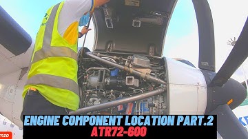 ATR72-600 PW127M Engine Component Location Part.2