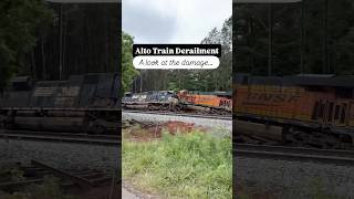 Alto, GA Train Derailment Send Locomotives Off the Tracks and into the Woods