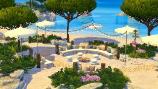 Building a BEACH CLUB in Tartosa (No CC) The Sims 4 screenshot 3
