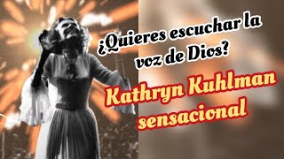 ¿QUIERES ESCUCHAR LA VOZ DE DIOS?  Por Kathryn Kuhlman sensacional