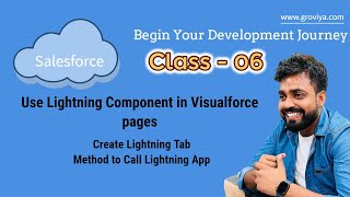 Use Lightning Component in VF Pages | Create Lightning Tab | Method to Call Lightning App | Day 06