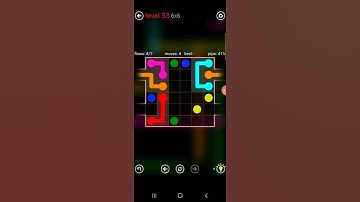 How to solve flow free warps (6x6 mania level 53)