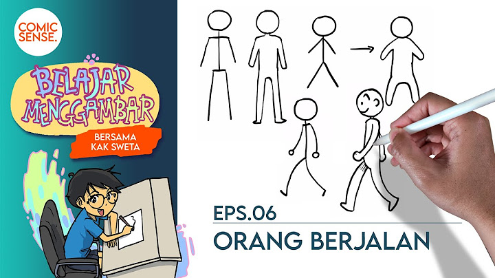 MENGGAMBAR ORANG BERJALAN | Belajar Menggambar Eps.06