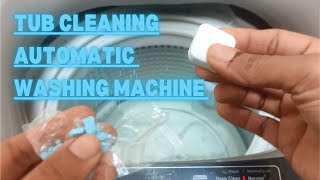 How to clean automatic washing machine tub | Haier top load washing machine