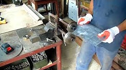 Manual sheet metal grooving tool