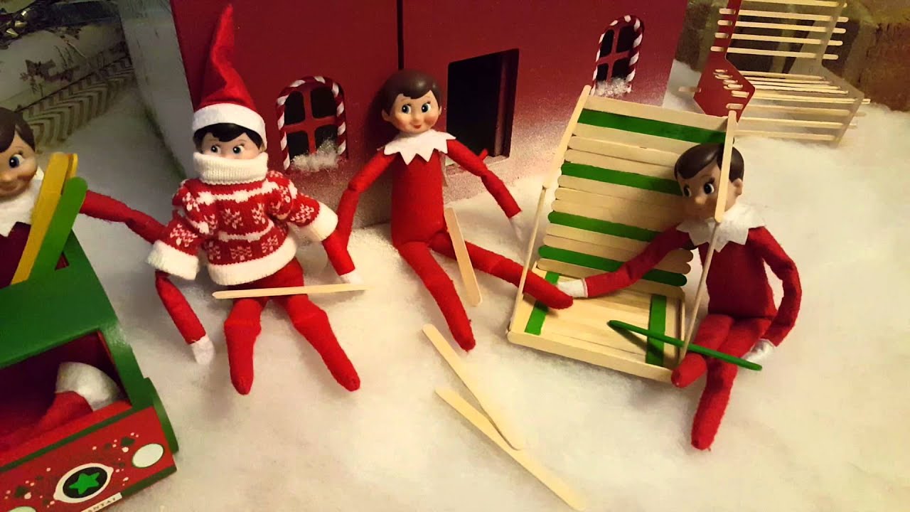 Elf on the shelf are building - YouTube
