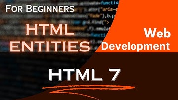 HTML Entities | How To Write Reserve Characters in HTML | Web Development Course in Hindi