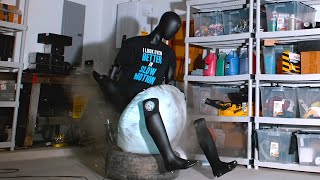 What Happens if you Sit on an Airbag? - The Slow Mo Guys