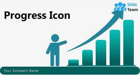 Progress Icon Circle Arrow Bar Graph Dollar Sign Graph Gear