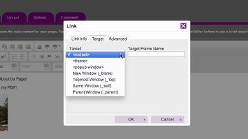 Goozmo: Create a Text Link in Text Editor