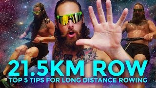 Top 5 Tips for Rowing Long Distance Through Space | 21.5 KM or 1/2 Marathon