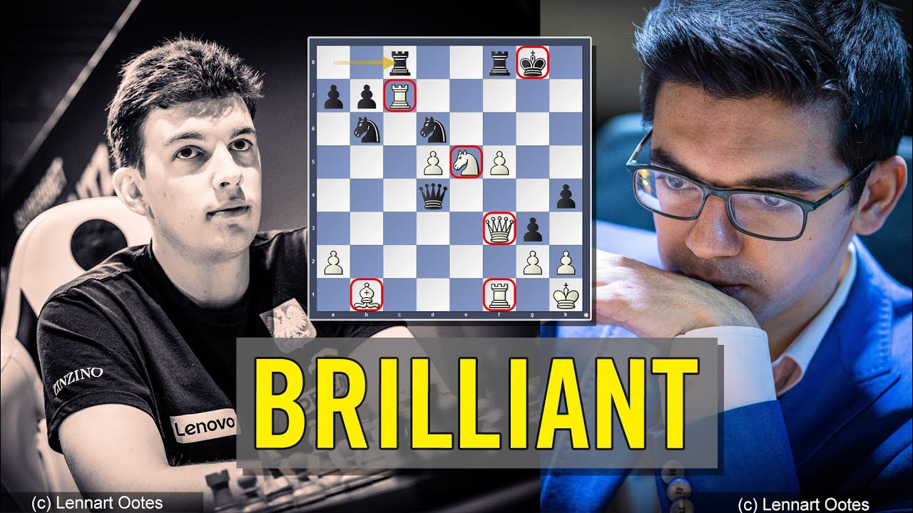 Brilliant, Jan-Krzysztof Duda vs Anish Giri