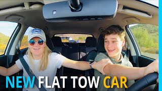 RV Drive Day Experiments & New Flat Tow Car