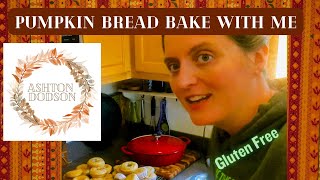 Gluten-Free Pumpkin Bread, Bake with Me glutenfreebaking pumpkinbaking