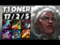T1 Oner Ambessa vs Ekko [ Jungle ] Patch 26.1 Ranked Korea