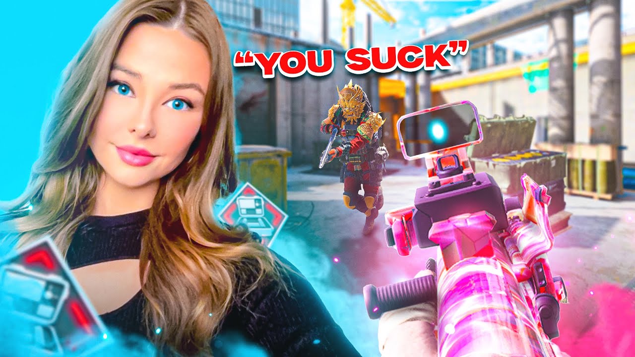 Девушка-геймерша заставляет всех в лобби сходить с ума в режиме «Поиск и уничтожение» 😂