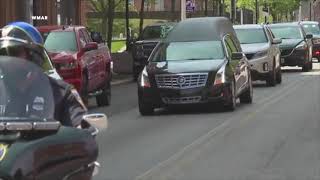 Remembering Keith Heacook: Police escort returns body of Delmar officer after line of duty death