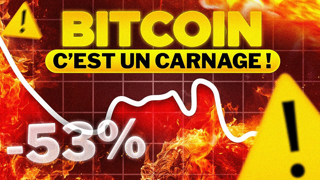 BITCOIN : FLASH CRASH C’EST UN CARNAGE ! ⚠️