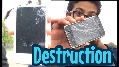 Smashing an Iphone/IPod touch