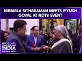 Nirmala Sitharaman Meets Piyush Goyal At NDTV Profit Conclave - A Candid Moment For The Ages!