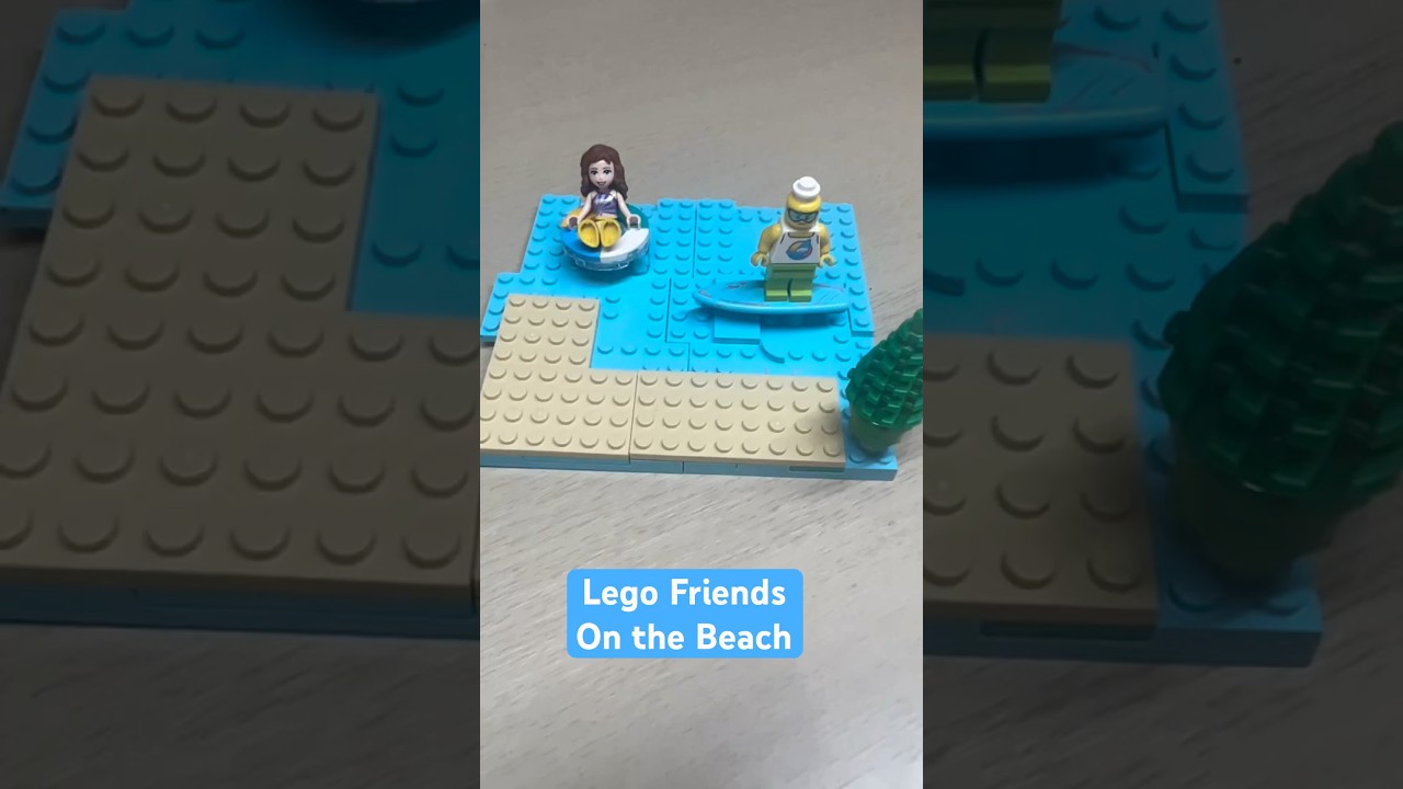 LEGO Friends on the Beach 🏖️ | Summer Fun Build 🌞 #shorts