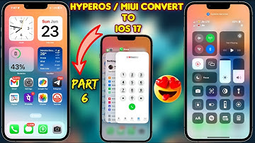 😍Finally iOS 17 Here All Xiaomi Redmi Poco Device | HyperOS/MIUI Convert To  iOS 17 PART 6⚡️