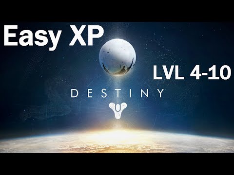 Destiny - Easy Farming  - Levels 4 to 10 - Patrol Cosmodrome