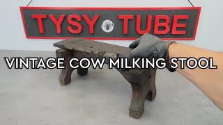 Destroyed Cow Stool Restoration