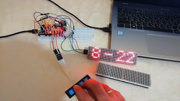 Часы на MAX7219 с кнопками настроек